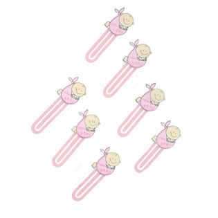 PUNTO DE LIBRO MINI PARA BEB&Eacute; - ROSA (12 uds.)
