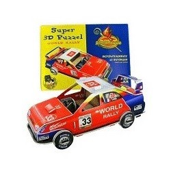 SUPER PUZZLE 3D "WORLD RALLY" (6 uds.)