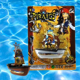PEQUEÑO BARCO PIRATA DE CUERDA (12 uds.)