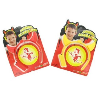 Diadema de Cuernos de Demonio con LED (6 uds.)