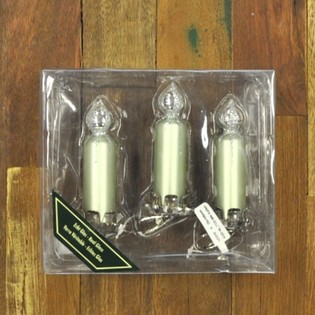 3 Velas Decorativas para Árbol de Navidad con Clip (Lote de 6)