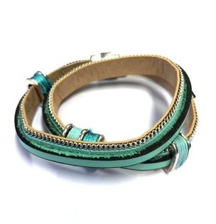 Pulsera de Lujo Turquesa Estilo Ibiza (1 ud.)