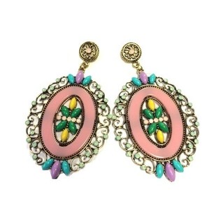 Pendientes Multicolores (1 ud.) - Estilo Ibiza