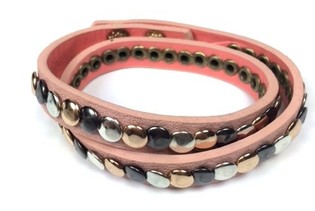 Pulsera Rosa Estilo Ibiza (1 ud)