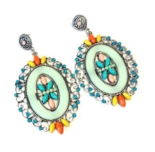 Pendientes Turquesa (1 ud.) - Estilo Ibiza
