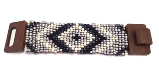 Pulsera Azteca de Madera Estilo Ibiza (1 ud.)