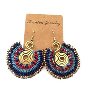 Pendientes Handmade Originals Azul/Rojo (1 ud.)