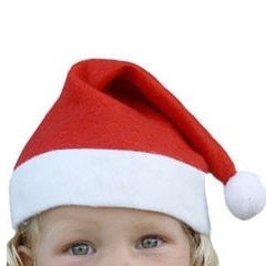 GORROS DE NAVIDAD PARA NI&Ntilde;OS (12 uds.)