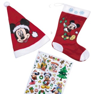 SET DE NAVIDAD COMPLETO DE MICKEY MOUSE (6 uds.)