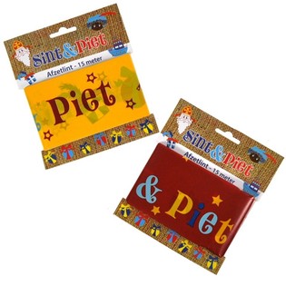 CINTA DE SE&Ntilde;ALIZACI&Oacute;N SINTERKLAAS - 15 METROS (12 uds.)