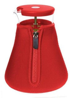QDO - JARRA DE CRISTAL PARA TÉ A GRANEL CON FUNDA 1 LITRO (1 ud.)