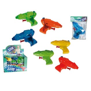 PISTOLAS DE AGUA PEQUE&Ntilde;AS EN EXPOSITOR (64 uds.)