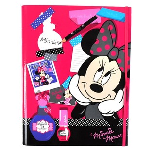 SET DE ESCRITURA MAQUILLAJE DISNEY MINNIE MOUSE EN FORMA DE LIBRO (3 uds.)