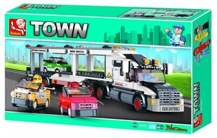 Camión Transportador de Coches Sluban M38-B0339 (1 ud.)