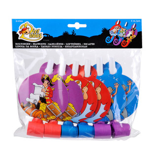 6 Espantasuegras de Piet Piraat (Pack de 12)