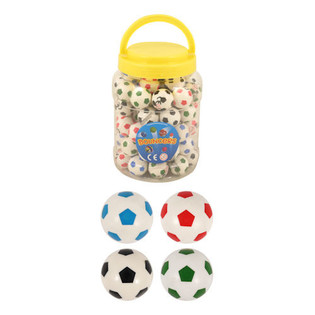 Pelotas Saltarinas de F&uacute;tbol &Oslash;3,3 cm en Bote (72 uds.)