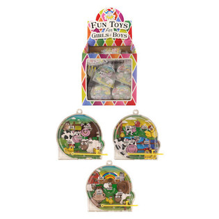 Mini Pinball para T&oacute;mbola Animales de la Granja en Expositor (108 uds.)