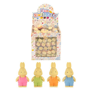 Gomas de Borrar Modelo Conejo en Expositor (96 uds.)