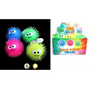 PELOTAS PUFFER LUMINOSAS GRANDES EN EXPOSITOR (12 uds.)