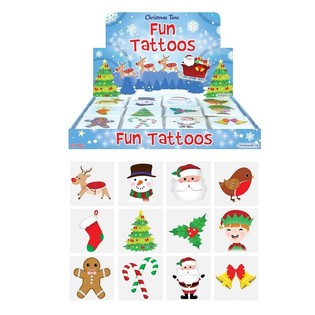 TATUAJES DIVERTIDOS &ndash; MODELO NAVIDAD (48 sobres x 12 uds.)