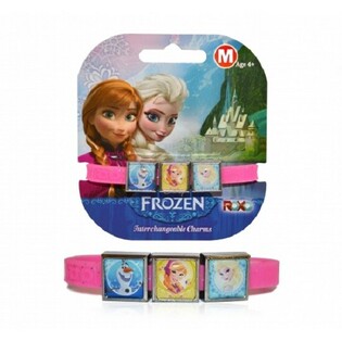 Pulseras Disney Frozen con 3 Charms Intercambiables (24 uds.)
