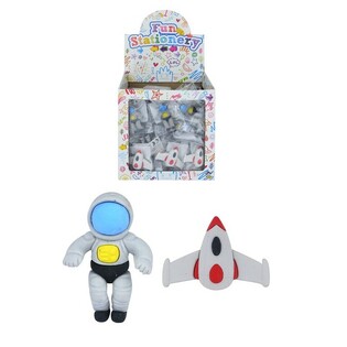 Gomas de Borrar Modelo: Espacio / Astronauta en Expositor (84 uds.)
