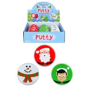 Slime Putty Navide&ntilde;o en Expositor (12 uds.)