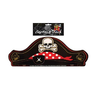 Sombrero de Pirata CAPTAIN JACK (Bolsa de 6 uds.)
