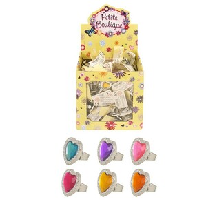Anillos de Corazón para Niños en Expositor (240 uds.)