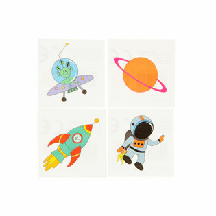 Tatuajes Temporales Espacio / Space (288 uds.)