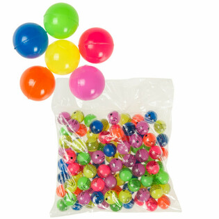 MIX PELOTAS SALTARINAS COLORES NE&Oacute;N &Oslash; 2,7 Cm. ( 100 uds.)