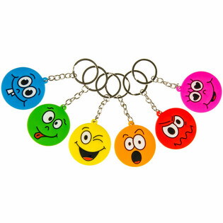 LLAVEROS SMILEY (48 uds.)