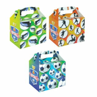 Caja de Menú INFANTIL – FÚTBOL – 14 x 9,5 x 18 cm (24 uds.)