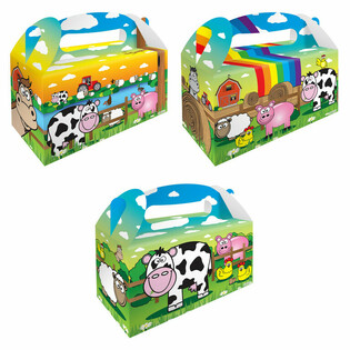 Caja de Men&uacute; &ndash; Granja &ndash; 22.5 x 9.5 x 18 cm (12 uds.)