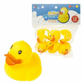 PATITOS DE GOMA SONOROS (6 uds.)