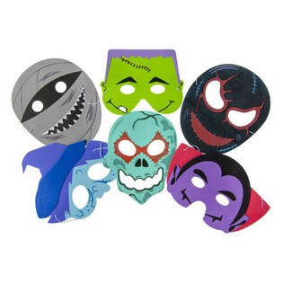 Mix de Máscaras de Espuma Terroríficas (60 piezas)