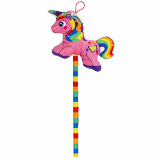 Unicornio de Peluche con Palo - Colores Mixtos (12 uds.)