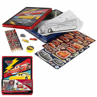 Set de Manualidades 3D DISNEY CARS en Caja Metálica (12 uds.)
