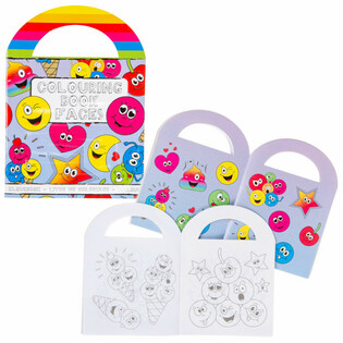 Peque&ntilde;os libros de colorear Smiley con pegatinas (48 uds.)