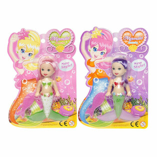 Mu&ntilde;eca Sirena en Tarjeta (12 uds.)