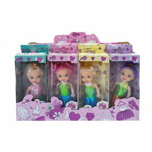 Peque&ntilde;as Mu&ntilde;ecas Ellis en Caja y Expositor (16 uds.)