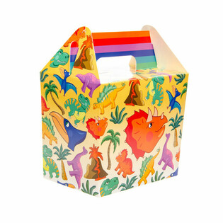 Caja de menú de dinosaurios / Cajita de regalo (12 unidades)