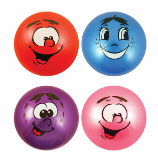 Pelota de Cara Sonriente &Oslash; 25 cm (12 unidades)