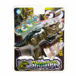 Pistola Lanza Discos Dinosaurio