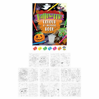 Cuadernos de colorear Halloween por n&uacute;meros (48 uds.)