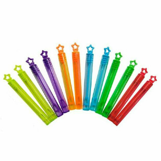 Pomperos de Estrellas de Colores (12 Unidades)