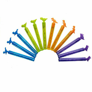 Pomperos de dinosaurios de colores (Pack de 12)