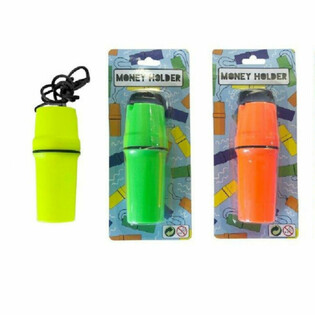 Tubo para Dinero en Tarjeta - Colores Mezclados (12 unidades)
