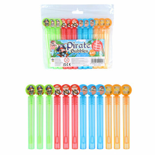 POMPEROS DE PIRATAS DE COLORES (12 unidades)