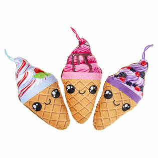 CONO DE HELADO DE PELUCHE (24 uds.)
